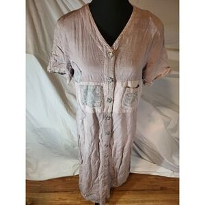 Lagenlook Art To Wear Country Wear 2000 Casuals Dress Size P M